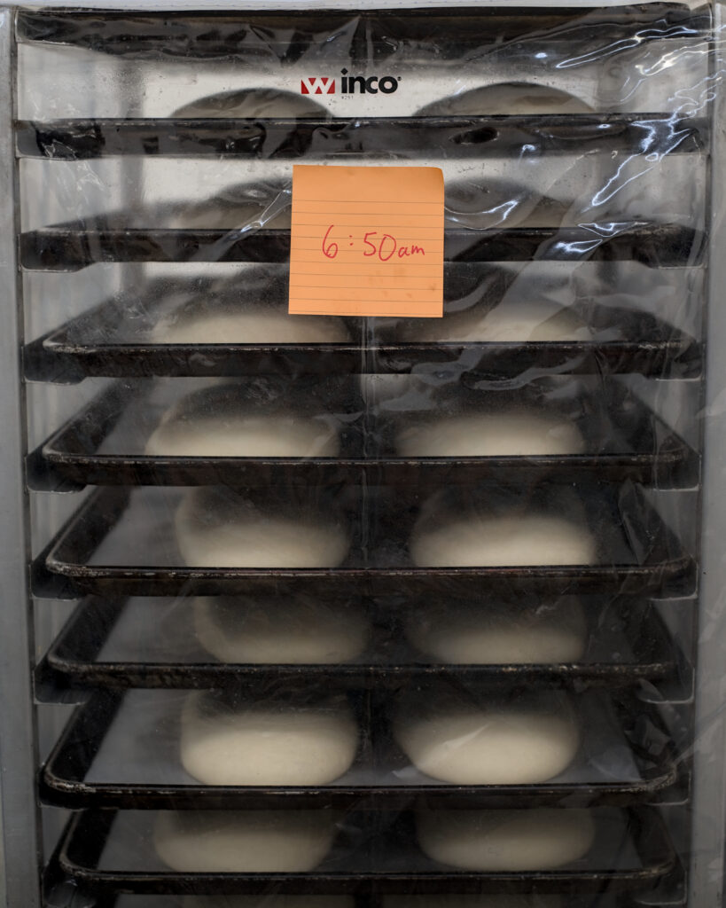 Artisan bakery in Kalama, Washington, featuring freshly baked sourdough bread, wheat loaves, buns, and pizza dough made with a local starter and baked in a traditional oven in the Lower Columbia region.